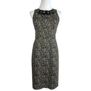 Evan Picone‎ NWT Black Beyond The Shadow Contemporary Sheath Career Dress 6/C32